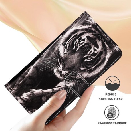 Чохол-книжка Colored Drawing Pattern Plain Weave Leather для Xiaomi Redmi Note 14 Pro 5G/Poco X7 - кольоровий