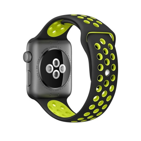 Ремешок Sport Edition для Apple Watch 49mm / 45mm / 44mm / 42mm - черно-желтый