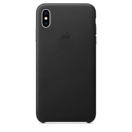 Кожаный Чехол Leather Case Black для iPhone Xs Max
