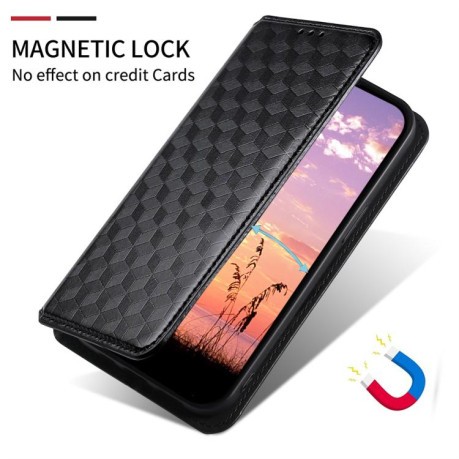Чехол-книжка Cubic Grid Texture Flip Leather для Xiaomi Redmi A5 4G 173.3mm - черный