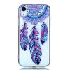 Чохол Blue Feather Wind Chimes Pattern Diamond Texture Oil Embossed Case на iPhone XR