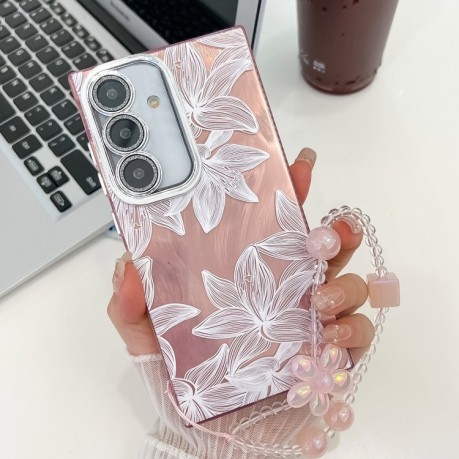 Противоударный чехол Flowers and Plants Series для Samsung Galaxy A16 5G - Sketch Lily