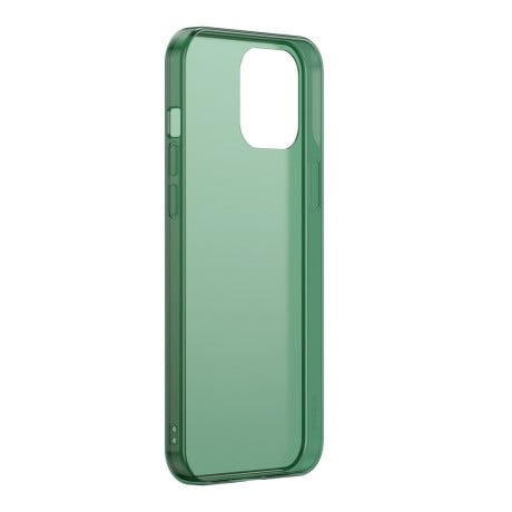 Чехол Baseus Frosted Glass для iPhone 12 Pro / iPhone 12 - зеленый