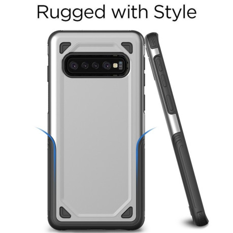 Противоударный чехол Rugged Armor Protective Case на Samsung Galaxy S10/G973-нави
