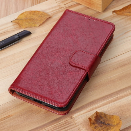 Чохол-книжка Mirren Crazy Horse для Xiaomi 14T Pro - червоний