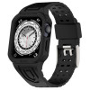 Ремінець Silicone Integrated для Apple Watch Series 8/7 45mm/44mm/42mm - чорний
