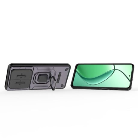 Протиударний чохол Sliding Camshield для Realme 12 5G - фіолетовий