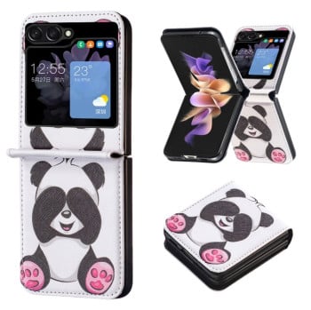 Чохол-книжка Colored Drawing Pattern Samsung Galaxy Flip 5 - Panda
