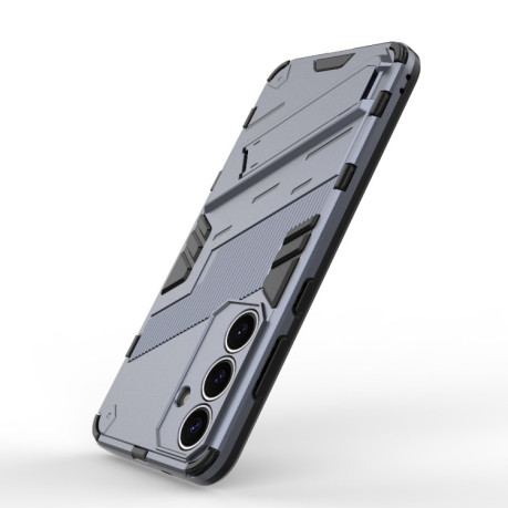 Противоударный чехол Punk Armor для Samsung Galaxy S25+ 5G - серый