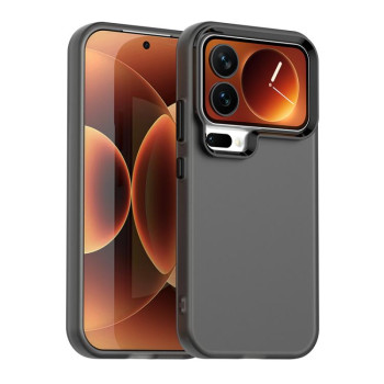 Чехол Candy Series гибрид с усиленными бортиками на Xiaomi 17 Pro — чёрный