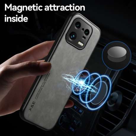 Противоударный чехол Skin Feel Magnetic для iPhone 13 Pro - синий