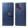 Чехол-книжка Retro Solid Color на Samsung Galaxy A21S - синий