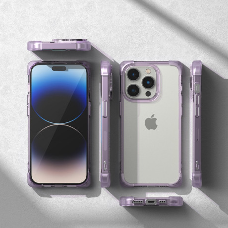 Оригинальный чехол Ringke Fusion Bumper для iPhone 14 Pro - фиолетовый
