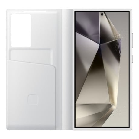 Оригинальный чехол-книжка Samsung Smart View Wallet для Samsung Galaxy S24 Ultra - white (EF-ZS928CWEGWW)