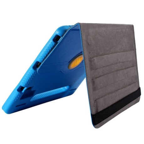Противоударный чехол 360 Degree EVA Bumper Sleep / Wake-up с ручкой на iPad 9/8/7 10.2 (2019/2020/2021)/ Air 2019/Pro 10.5-синий