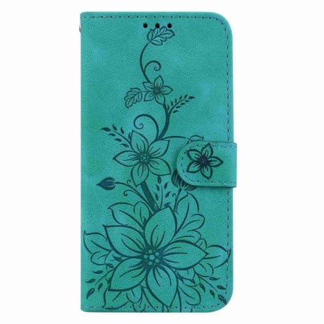 Чехол-книжка Lily Embossed Leather для Xiaomi Redmi A5 4G 173.3mm - зеленый