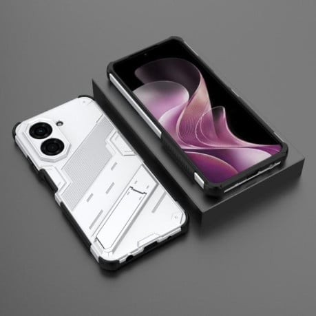 Противоударный чехол Punk Armor для Xiaomi Redmi A5 4G 171.1mm / Poco C71 5G - белый