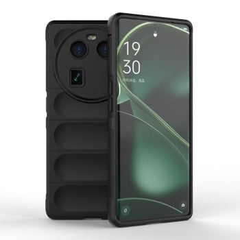 Силиконовий чехол Magic Flannel для OPPO Find X6 5G - черный
