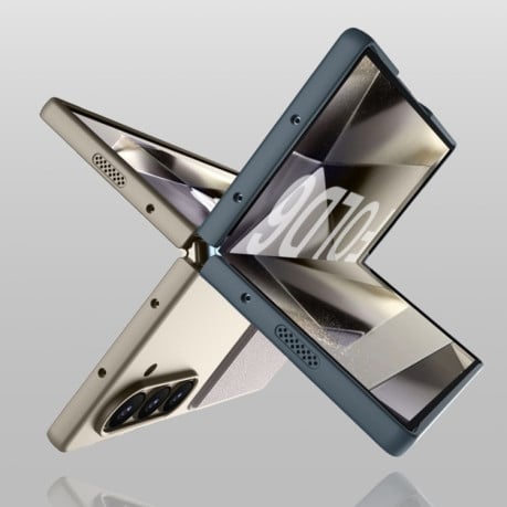 Протиударний чохол GKK  Ultra-thin Card Slots для Samsung Galaxy Fold 6 - сріблястий