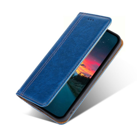 Чехол-книжка Grid Texture для Realme 9i/OPPO A76/A96 - синий
