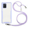 Чохол Acrylic Neck Lanyard для Samsung Galaxy A02s - фіолетовий