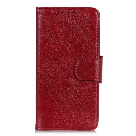 Чохол-книжка Nappa Texture Samsung Galaxy M53 5G - червоний