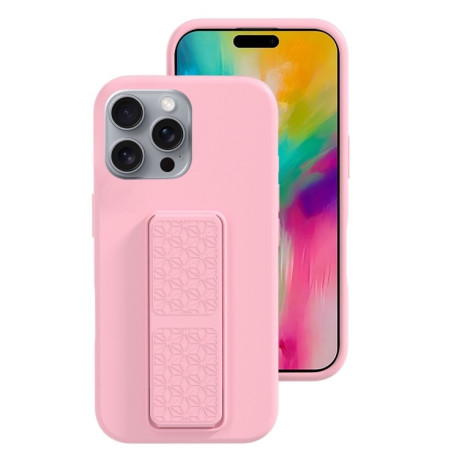 Силіконовий чохол Liquid Silicone Holder для iPhone 16 Pro Max - рожевий