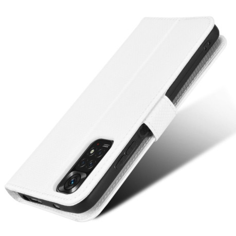 Чохол-книжка Diamond Texture для Xiaomi Redmi Note 11 4G Global / Note 11S - білий
