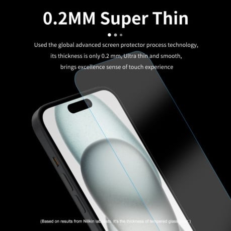 Защитное стекло NILLKIN H+PRO 0.2mm 9H 2.5D для iPhone 15 - прозрачное
