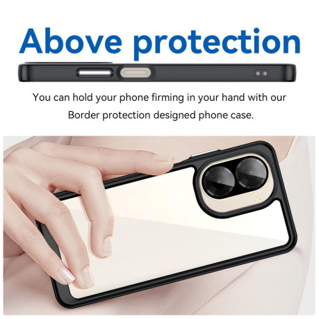 Противоударный чехол Colorful Acrylic Series для Xiaomi Redmi A5 4G 173.3mm - черный