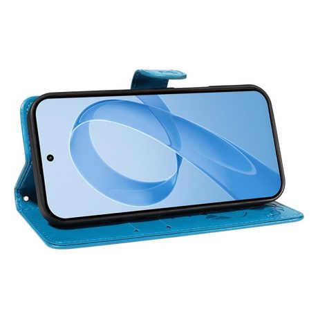 Чехол-книжка Cat Embossing Pattern для Xiaomi Redmi K90/Poco F8 Pro — синий