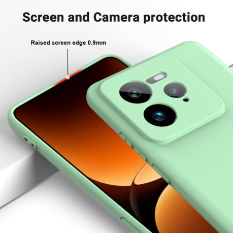 Силіконовий чохол Solid Color Liquid Silicone на Realme GT 7 Pro - зелений