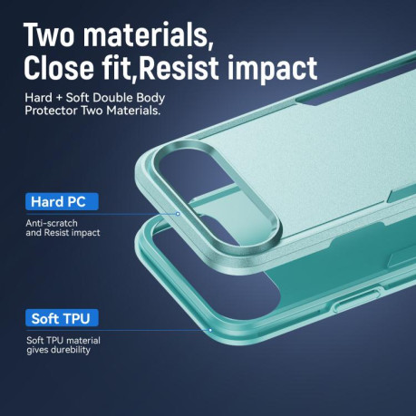 Противоударный чехол Heavy Duty Armor для iPhone Air - зеленый