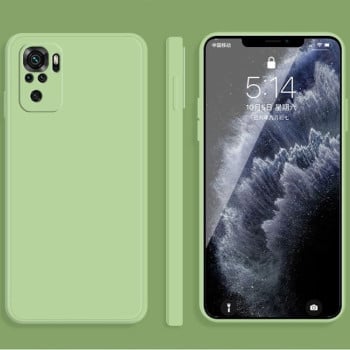 Силіконовий чохол Solid Color Liquid Silicone на Xiaomi Poco M3 Pro  - зелений