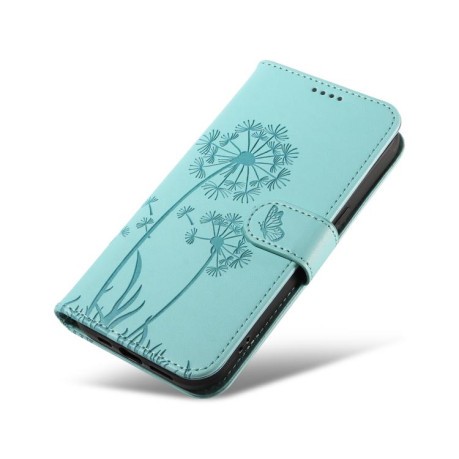 Чохол-книжка Dandelion Embossed Pattern Flip Leather для Xiaomi Redmi K90/Poco F8 Pro — зелений