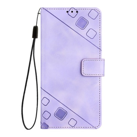 Чохол-книжка Skin-feel Embossed для Infinix Hot 50 Pro+ 4G - фіолетовий