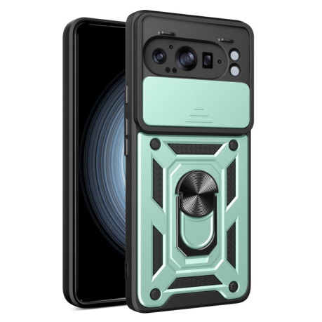 Протиударний чохол Sliding Camshield для Google Pixel 9 Pro XL - зелений