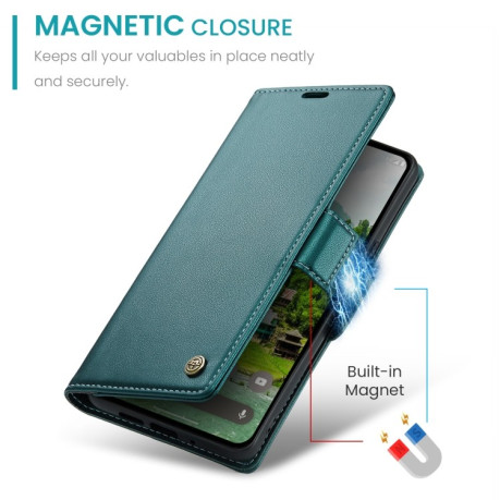 Чохол-книжка CaseMe 023 Butterfly Buckle Litchi Texture RFID Anti-theft Leather для Google Pixel 9 Pro XL - блакитний