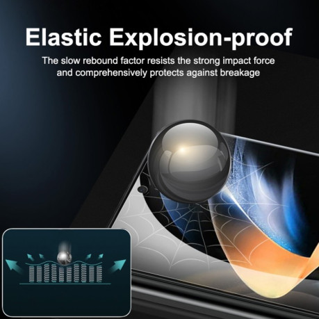 Защитная пленка ENKAY Full Glue Explosion-proof для Samsung Galaxy Fold4 - прозрачные