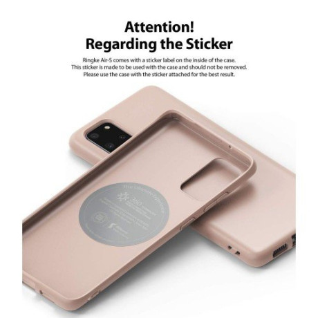 Оригинальный чехол Ringke Air S на Samsung Galaxy S20 Plus pink