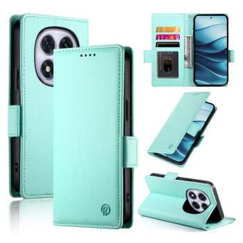 Чехол-книжка Side Buckle Magnetic Frosted Leather для Redmi Note 15 Pro 4G Global 165.8mm — мятный