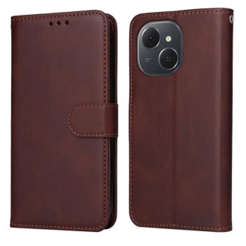 Чехол-книжка Classic Calf Texture на Tecno Spark 40C — коричневый