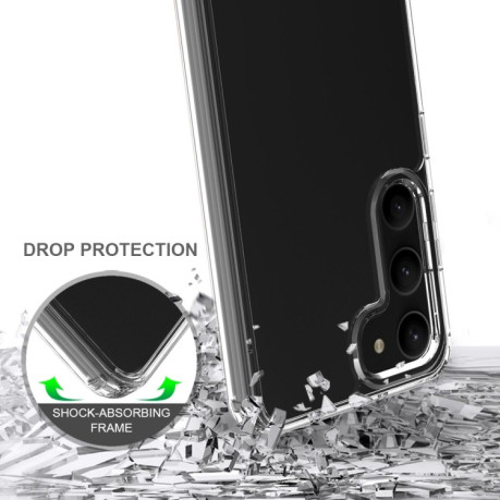 Акриловый противоударный чехол HMC для Samsung Galaxy S23+ 5G - прозрачный