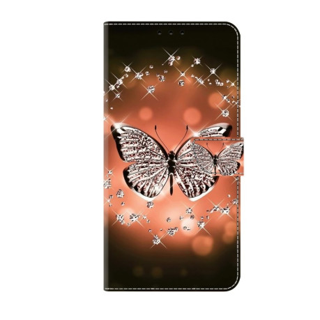 Чохол-книжка Crystal 3D Shockproof Protective Leather для iPhone 15 Pro - Crystal Butterfly