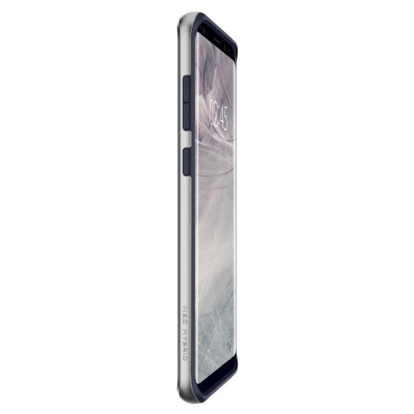 Оригинальный чехол Spigen Neo Hybrid на Samsung Galaxy S8 Silver Arctic
