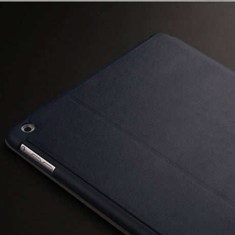 Кожаный Чехол Pipilu X-Level Fibcolor Series темно-синий для iPad Air 2
