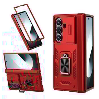 Чехол Sliding Window Hinge на Samsung Galaxy Fold 7 5G - красный