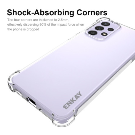 Противоударный чехол ENKAY Clear для Samsung Galaxy A33 5G - прозрачный
