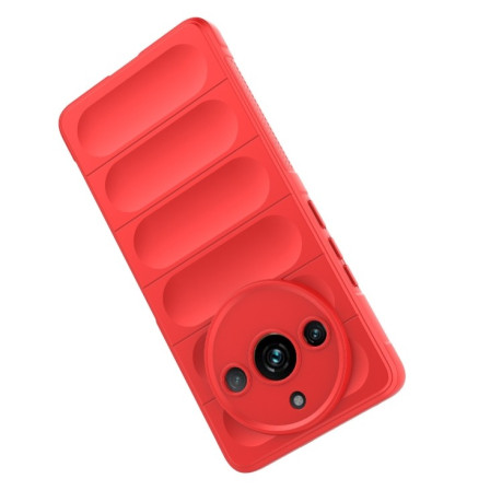 Силіконовий чохол Magic Flannel для Realme 11 Pro 5G/11 Pro+ 5G - червоний