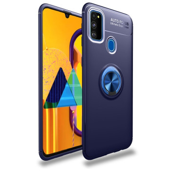 Противоударный чехол Lenuo на Samsung Galaxy M21/M30s - синий